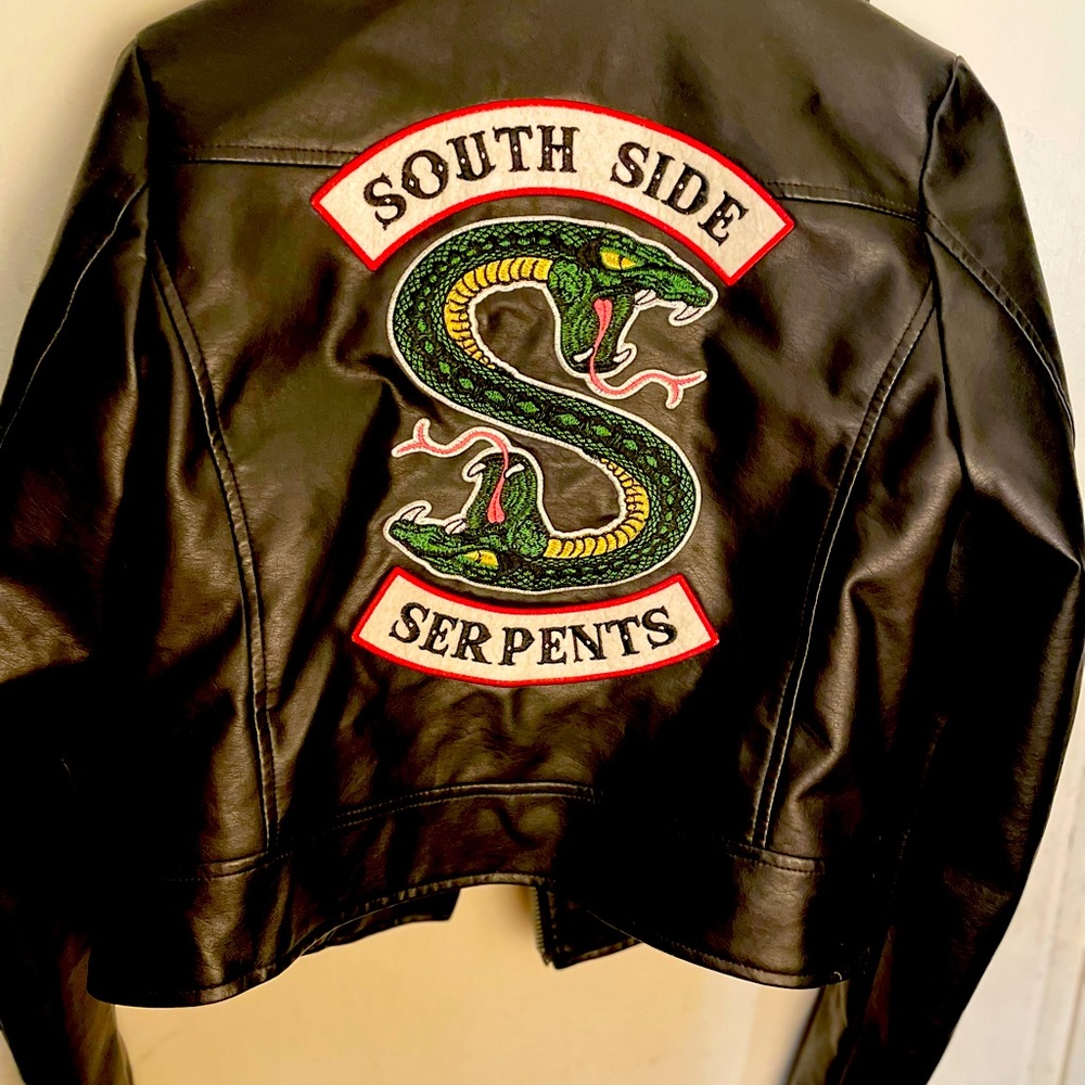 Black biker jacket